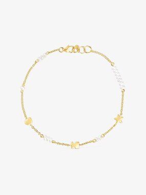 Tous Sweet Dolls Chain Bracelet with Motifs and Cultured Pearls